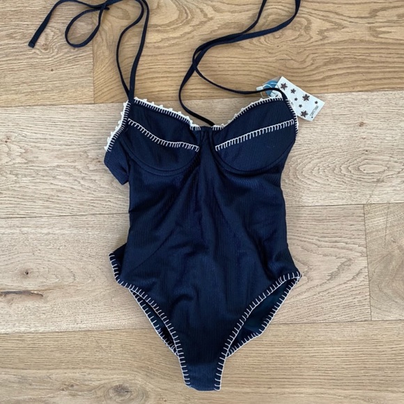 Capittana Alma One Piece Swimsuit in Black - Picture 1 of 5